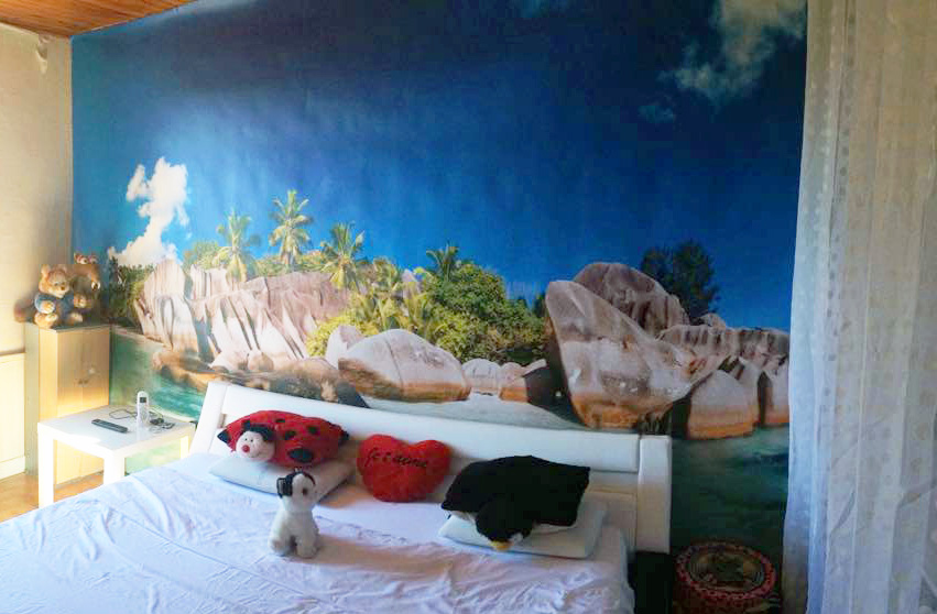 Chambre décor avec île paradisiaque