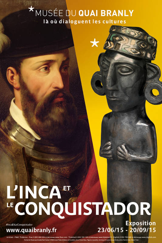 Affiche de l'exposition L'inca et le conquistador