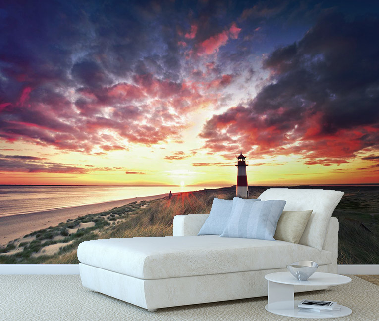 Poster coucher de soleil panoramique
