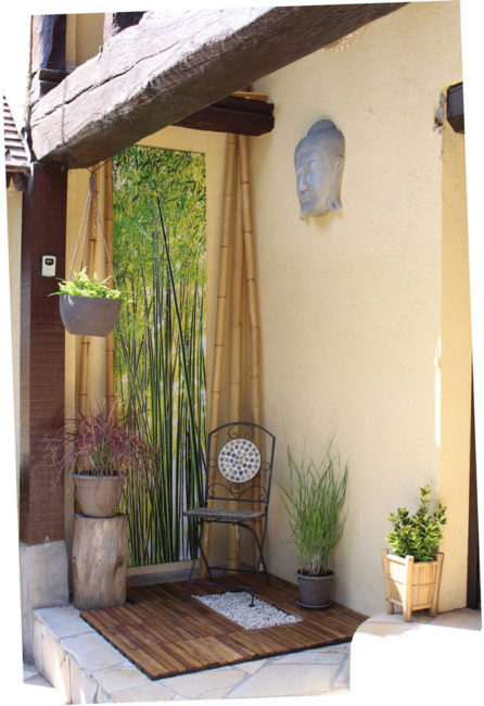 Trompe l'oeil et premier plan