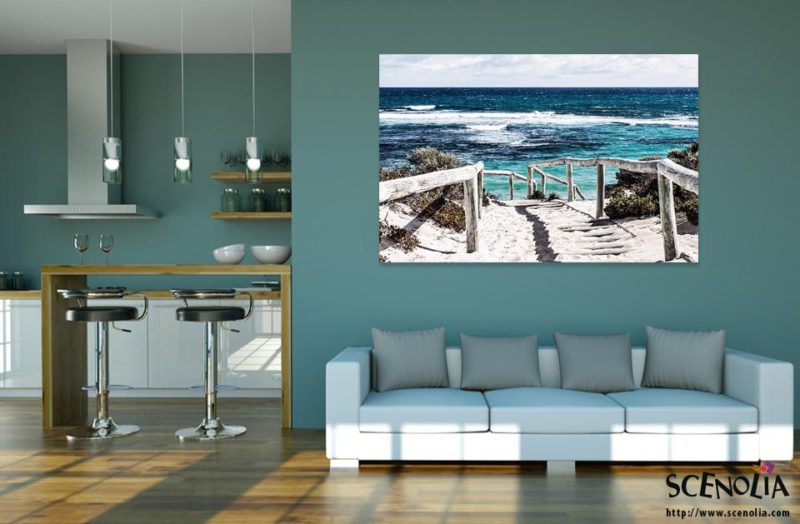 Tableau Triptyque Tableau De Bord De Mer Décoration Murale Salon Arbre De  Vie Rouge Tableau Chambre Impression Sur Toile Affiche - Cdiscount Maison