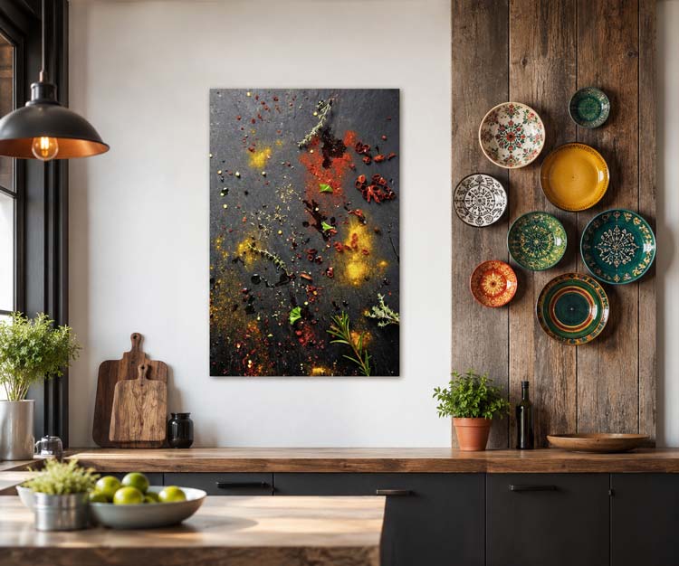 Déco murale cuisine moderne